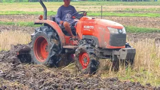 RICE FARMING: Land Preparation | Part 1: Rotavator | Jessel and Joule