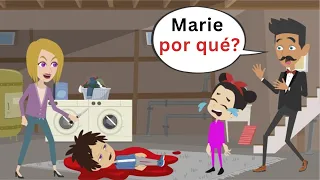 Marie es una asesina! - Spanish short Story with Subtitles