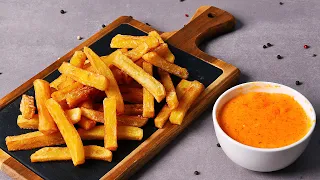 Make perfect McDonalds fries and cheese sauce - crispy and delicious!