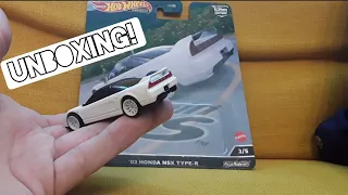 Unboxing Hot Wheels Premium Honda NSX Type R! (Mountain Drifters Set)