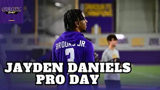 Jayden Daniels IMPRESSES at LSU's Pro Day