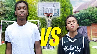 16 Year Old vs 11 Year Old Basketball 1v1