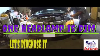 How to Check a Dim Head Light on MOST Vehicles