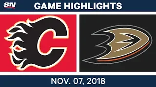 NHL Highlights | Flames vs. Ducks – Nov. 7, 2018