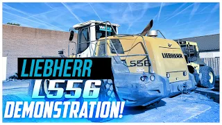 LIEBHERR Loader L556 demonstration / operation