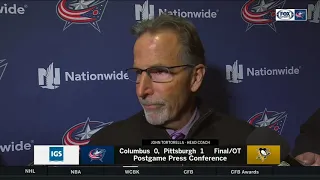 John Tortorella not happy with his team's performance. "I don't have any words to describe it."
