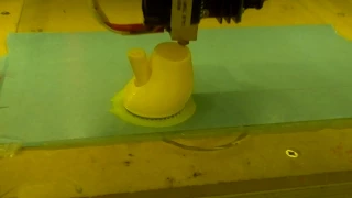 timelapse 3d printer klein bottle mobius ring 4d object in 3d