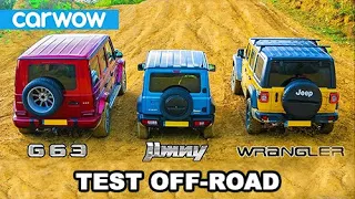 AMG G63 v Suzuki Jimny v Jeep Wrangler - Górski DRAG RACE i który jest najlepszy w OFF-ROAD!