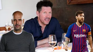 "¿Por qué juegas con Messi de falso 9?" Simeone desvela la explicación que le dio Guardiola