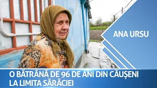 Nu are nici pâine pe masă O bătrână de 96 de ani din Căușeni la limita sărăciei