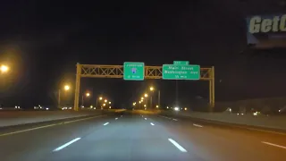 [4k] Quiet late night highway driving ASMR! I-95 Connecticut to New York