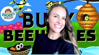 Busy Beehicles: Speech Therapy Activity (use with green screen, screen share, tablet & SMART Board)