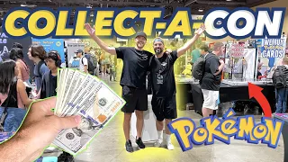 WE BOUGHT EVERYTHING! - $100 Pokemon Challenge at Collect-a-con Long Beach California 2022