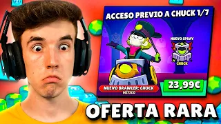 COMPRO Y MAXEO A *CHUCK* con LA OFERTA MAS RARA de BRAWL STARS