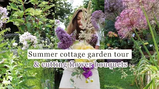 Creating Gorgeous Cut Flower Bouquets from a Summer Cottage Garden 💐