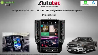 *AutoTecPro* Dodge RAM (2019-2021) 12.1" HD IPS Navi. & Infotainment | Apple CarPlay | Android-Auto