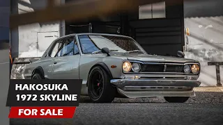 DREAM CAR 1972 NIssan Skyline GT HAKOSUKA FOR SALE
