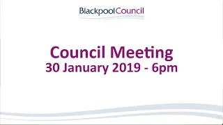 Council Meeting | 30 January 2019, 6PM