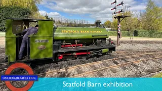 Steam trains & model railways in one place! - Statfold Barn model show! /Vlog