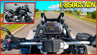 MEU TOP SPEED BMW F 850 GS ADVENTURE 2023/BATE DE FRENTE COM TIGER 900?