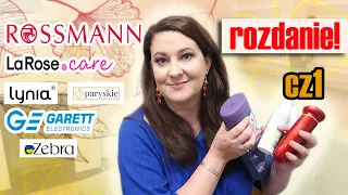 Tylko DROGERYJNE kosmetyki !  ROZDANIE, PROMOCJE cz 1 Rossmann, Lynia, Paryskie perfumy, Garett..