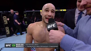 UFC Fortaleza: Marlon Moraes Octagon Interview