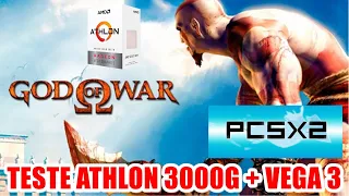 Teste God of War Athlon 3000G + Vega 3 [PCSX2]