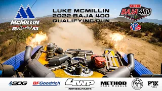 Luke McMillin Qualifies P1 At The 2022 Baja 400!!!