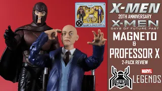 Marvel Legends MAGNETO & PROFESSOR X Xmen 20th Anniverary 2 Pack Review