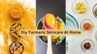 DIY turmeric beauty skincare recipes