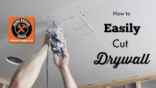 How to Cut Drywall (Cutting Out Electrical Outlets and Devices) -- by Home Repair Tutor