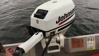 9.9 HP Johnson Outboard motor￼