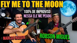 FLY ME TO THE MOON | Robson Miguel me pegou nessa! - JAZZ no Violão