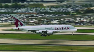 Qatar Airways Airbus A380 Inaugural Flight to Atlanta