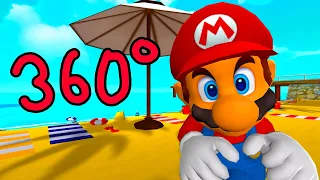 Super Mario and Princess Peach - in virtual reality | VR 360 Video | meme Animation