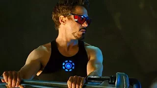 Tony Stark Creating New Element Scene - Iron-Man 2 (2010) Movie CLIP HD