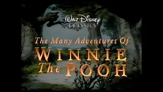 The Many Adventures of Winnie the Pooh British VHS Trailer, March 1997