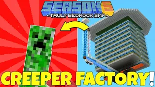 Minecraft CREEPER FARM! Truly Bedrock S5 Ep13! Minecraft Bedrock Survival Let's Play!