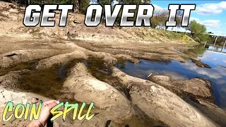 COIN SPILL - Laton River Hunt | Get Over It Metal Detecting