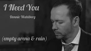 I Need You - New Kids on the Block/Donnie Wahlberg (empty arena & rain)