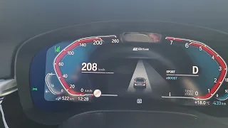 BMW 545e: 130-250 km/h op de Duitse Autobahn