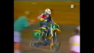 Gdynia Kolibki 1995 Motocross grand prix of Poland 250cc. Race 2