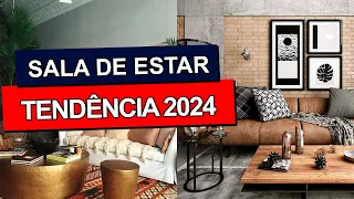 50 ideias para SALA DE ESTAR moderna #tendência 2024