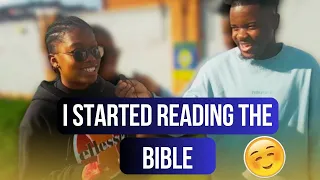 Asking a couple about the bible - hilarious bible questions part 4