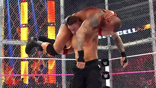 John Cena gives Randy Orton an Attitude Adjustment: WWE Hell in a Cell 2014