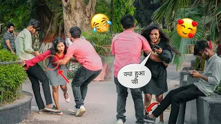 Leg Trapping On Strangers With Twist  (Part-3) ||  Gone 🥰 Romantic || Aryan Singh