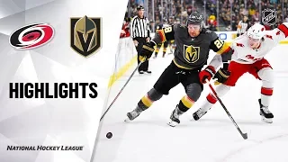 Вегас - Каролина / NHL Highlights | Hurricanes @ Golden Knights 02/08/20