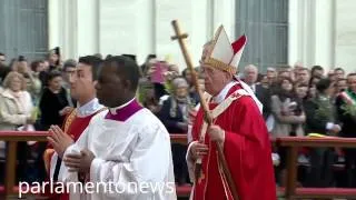 13 04 2014 DOMENICA DELLE PALME PAPA FRANCESCO CON PASTORALE DETENUTI DI SANREMO