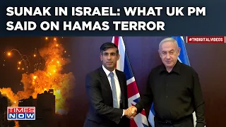 Israel-Hamas War: UK PM Sunak Arrives In Tel Aviv, Makes This Big Statement On Evil Of Terrorism