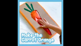 Color Mixing Orange: Make the Carrot